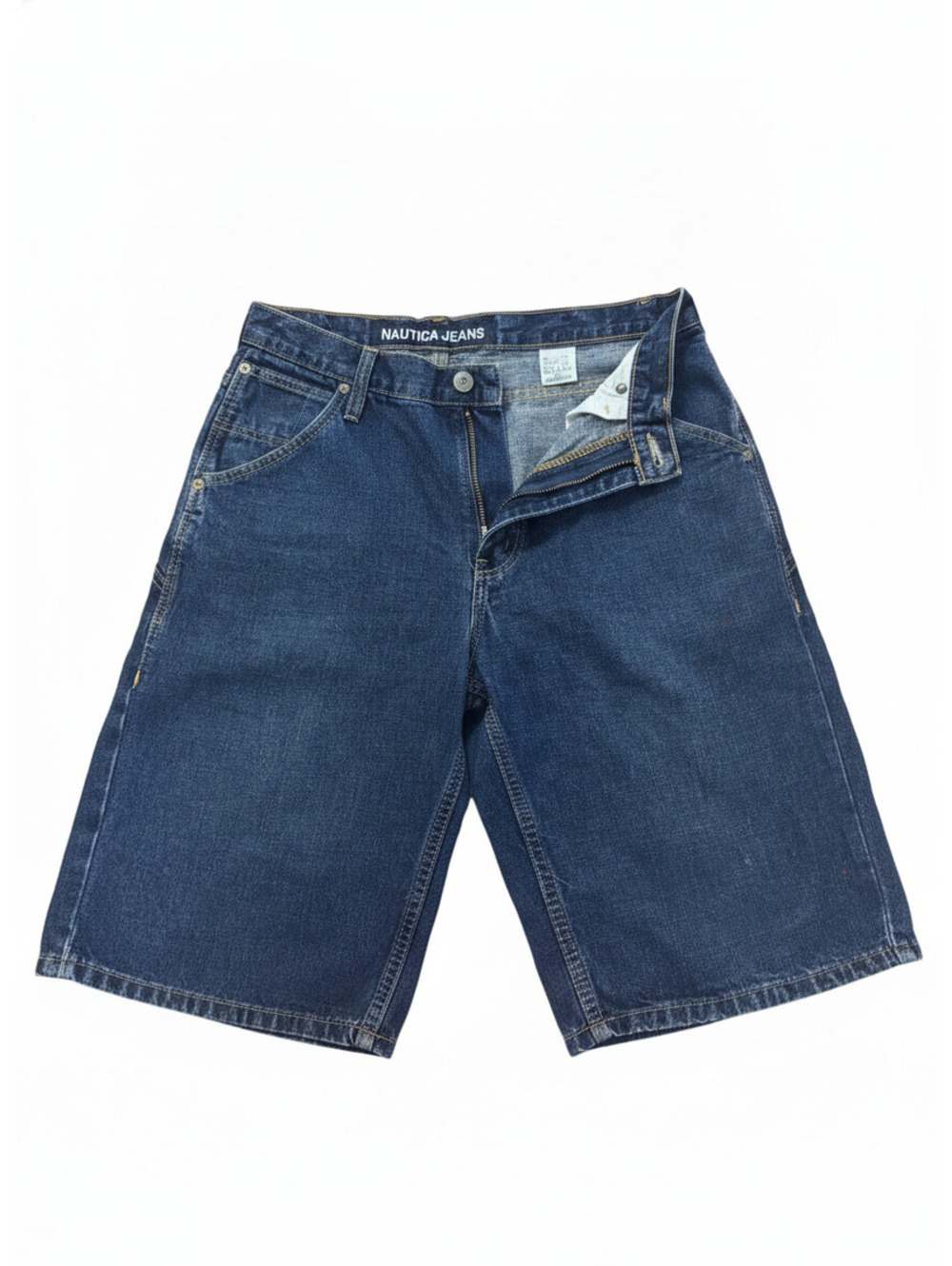 Nautica Jeans Men's Denim Bermuda Shorts Carpenter Size 30